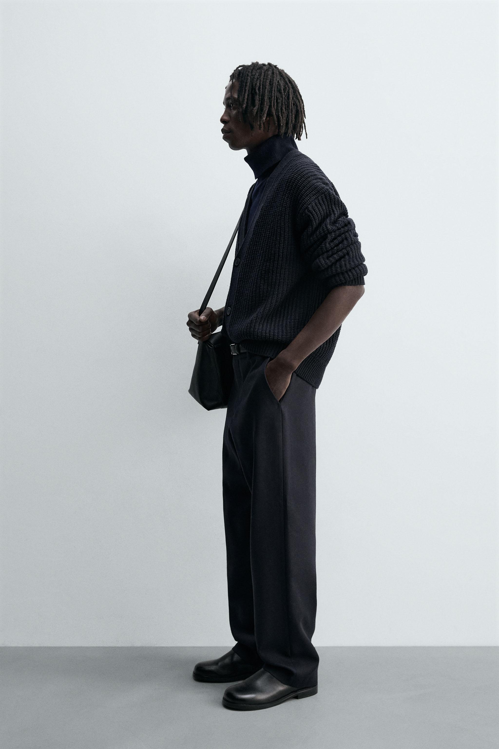 RIBBED TEXTURED CARDIGAN